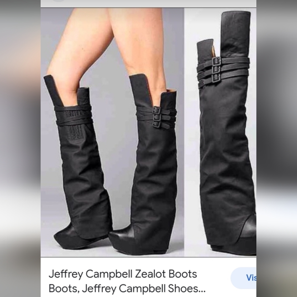 Like New Jeffrey Campbell Zealot Boot Size 9